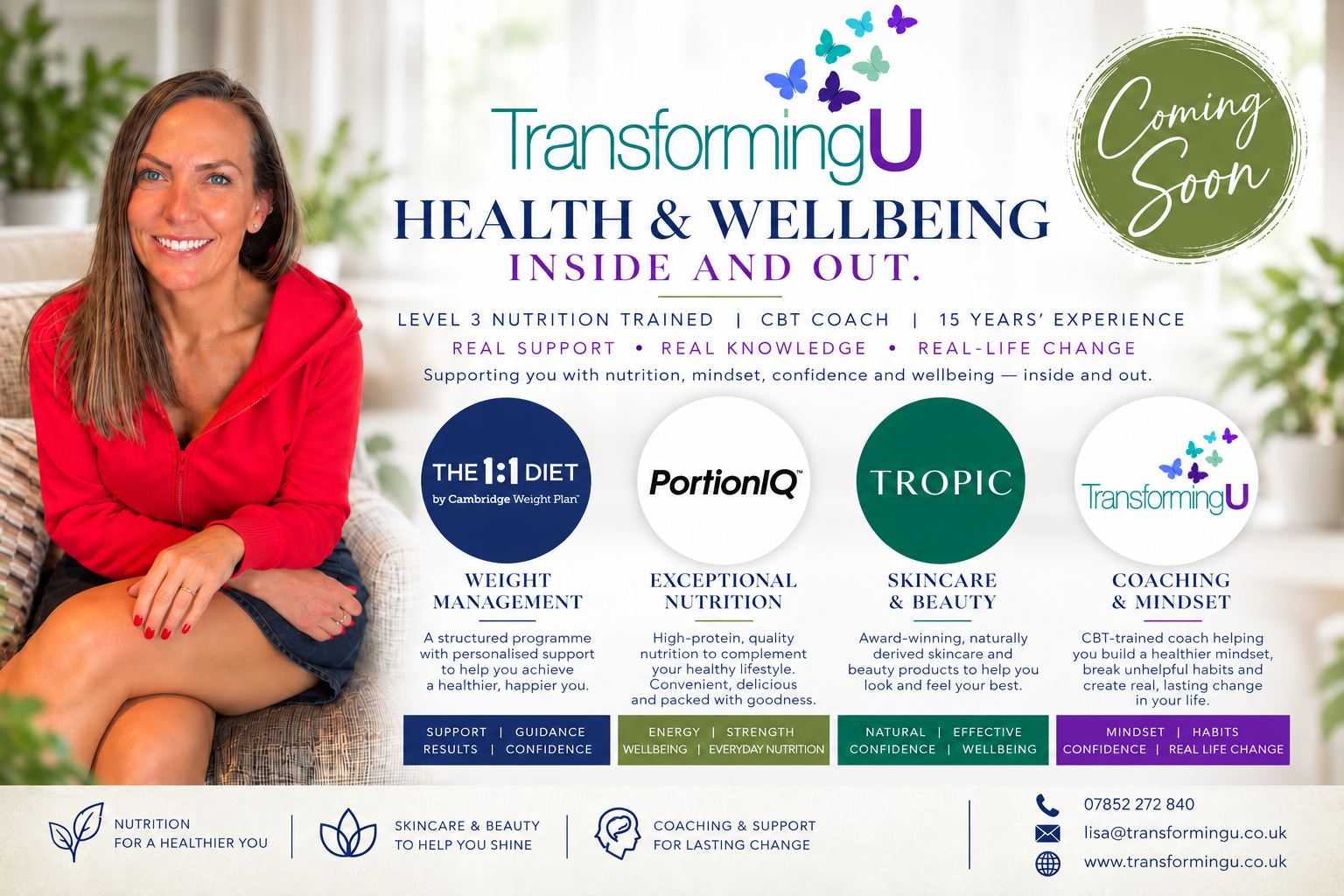Transforming U — Health and Wellbeing Inside and Out — Coming Soon